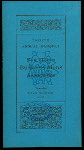 12TH ANNUAL BANQUET [held by] NEW HAVEN BUSINESS MENS ASSOCIATION [at] [TONTINE HOTEL?] ([HOTEL?];)