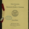 ANNUAL DINNER [held by] ALUMNI ASSOCIATION OF THE MASSACHUSETTS INSTITUTE OF TECHNOLOGY [at] "HOTEL BRUNSWICK, BOSTON, MA" (HOTEL;)