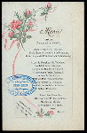 DINNER [held by] BROROUGH HALL [at] STOCKTON-ON-TEES (ENGLAND?) (FOR;)