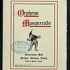 DINNER [held by] ORPHEUS MASQUERADE [at] "BUFFALO, NY" (REST;)
