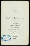DINNER IN HONOR OF CIVIL AND MILITARY OFFICIALS OF THE FIRST THREE RANKS [held by] FREDERIK VIII [at] "RESIDENCE-PALAIS, COPENHAGEN, DENMARK" (FOR;)