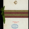 ELEVENTH ANNUAL DINNER [held by] CORTELYOU CLUB [at] "CLUB HOUSE, BEDFORD AVENUE, BROOKLYN, NY" (OTHER (PRIVATE CLUB);)