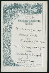 DINNER(?) [held by] HOLMENKOLLEN [at] "TURISTHOTELLER, DINING ROOM OF FAIRY TALES, NORWAY" (FOR;)