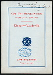 DINNER- VAUDEVILLE [held by] CHI PHI ASSOCIATION IN THE CITY OF NEW YORK [at] CAFE BOULEVARD (NEW YORK?); (REST;)
