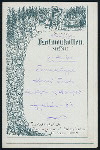 DINNER(?) [held by] HOLMENKOLLEN [at] "TURISTHOTELLER, DINING ROOM OF FAIRY TALES, NORWAY" (FOR;)