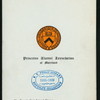 TWENTY-FIRST ANNUAL DINNER [held by] PRINCETON ALUMNI ASSOCIATION OF MARYLAND [at] "ARUNELLCLUB HALL, 2 W. EAGER ST. [MARYLAND]" (OTHER (PRIVATE AREA?);)