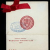 ANNUAL DINNER [held by] MILWAUKEE HARVARD CLUB [at] HOTEL PFISTER (HOTEL;)