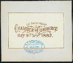 114TH ANNIVERSARY DINNER [held by] CHAMBER OF COMMERCE [at] "DELMONICO'S, NEW YORK, NY" (RESTAURANT)
