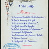 DINNER [held by] [S.M.KING UMBERTO] [at] "[PALAIS DU QUIRINAL,ROME,ITALY]" (OTHER [HOME])