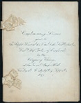 DINNER FOR LORD COLERIDGE,LORD CHIEF JUSTICE OF ENGLAND [held by] CITIZENS OF CHICAGO [at] "GRAND PACIFIC HOTEL,[CHICAGO]" (HOTEL)