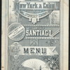 DINNER [held by] MAIL STEAMSHIP COMPANY [at] SANTIAGO TO CIENFUEGOS (SS.)