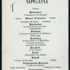 BREAKFAST ?] [held by] [HENRY IRVING ?] [at] DELMONICO [NY] (REST)