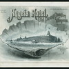 DINNER [held by] HYGEIA HOTEL [at] "OLD POINT COMFORT, VA" (HOTEL)