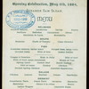 OPENING CELEBRATION FOR STEAMER SAM SLOAN [held by] NEW YORK PRODUCE EXCHANGE [at] "[HOFFMAN HOUSE,MADISON SQUARE, NY]" (REST)