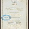 DAY'S MENU] [held by] GOVERNMENT HOUSE [at] "[NASSAU,N.P.,BAHAMAS]"