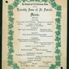 101ST ANNIVERSARY DINNER [held by] FRIENDLY SONS OF ST.PATRICK [at] "DELMONICO,[NY]" (HOTEL)
