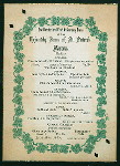 101ST ANNIVERSARY DINNER [held by] FRIENDLY SONS OF ST.PATRICK [at] "DELMONICO,[NY]" (HOTEL)