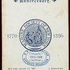 ANNIVERSARY [held by] MARINE SOCIETY OF NY [at] [NY] (?)