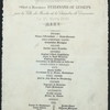 DINNER FOR FERDINAND DE LESSEPS [held by] LA VILLE DE NANTES AND THE CHAMBER OF COMMERCE [at] "NANTES, FRANCE"