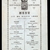 DINNER FOR M. FERDINAND DE LESSEPS AND CAPT.NATHAN APPLETON [held by] [THE CHAMBER OF COMMERCE] [at] VILLE DE SAINT-NAZAIRE (HOTEL)