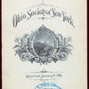 ANNUAL BANQUET [held by] OHIO SOCIETY OF NEW YORK [at] "DELMONICO'S, NEW YORK, NY" (REST)