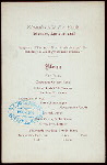 DINNER [held by] COMMONWEALTH CLUB [at]  ([REST?])