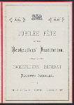 JUBILEE FETE [held by] BOOKSELLERS' INSTITUTION [at] BOOKSELLERS' RETREAT; ABBOTTS LANGSLEY [ENG?} (FOR;)