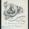 119TH ANNUAL BANQUET [held by] CHAMBER OF COMMERCE OF THE STATE OF NEW YORK [at] "DELMONICO'S, NEW YORK" (REST)
