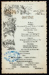 FIFTH ANNUAL DINNER [held by] IRVING CLUB [at] "DELMONICO'S, NEW YORK, NY" (REST;)