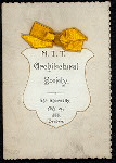 DINNER] [held by] M.I.T. ARCHITECTURAL SOCIETY [at] "THE THORNDIKE, BOSTON, [MASS]" ([HOTEL])