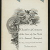 120 ANNUAL BANQUET [held by] CHAMBER OF COMMERCE OF STATE OF NEW YORK [at] DELMONICO'S (HOT;)