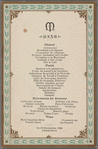 DINNER [held by] [DELMONOCO'S?] [at] "DELMONICO'S, NEW YORK, NY" (REST;)