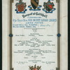 BANQUET FOR THE RIGHT HON,SIR HENRY AARON ISAACS,LORD MAYOR [held by] ? [at] GUILDHALL (FOREIGN)