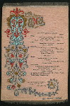DINNER FOR HON. JOHN REILLY] [held by] ? [at] "CHARLES DUPPLER'S HOTEL,NEW YORK" (HOTEL)