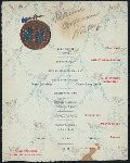 DINNER TO THE DELEGATES OF THE INTERNATIONAL MARINE CONFERENCE [held by] MR. SHIUZO ISUKAHARA [at] CHAMBERLIN'S [WASH.D.C.] ([REST])