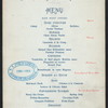 ANNUAL DINNER [held by] ALUMNI OF COLUMBIA COLLEGE [at] "HOTEL BRUNSWICK, NEW YORK, NY" (HOT;)