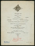 DINNER] [held by] THE ARLINGTON [at] "WASHINGTON, D.C."