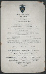 DINNER [held by] HOTEL LAFAYETTE [at] "PHILADELPHIA, PA"