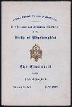 159TH ANNIVERSARY OF WASHINGTON'S BIRTH [held by] THE CINCINNATI IN THE STATE OF NEW YORK [at] "PLAZA HOTEL, NY" (REST;)