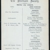 DINNER [held by] THE DILETTANTI SOCIETY [at] "THE WALNUT ROOMS; THE GRAND HOTEL, TRAFALGAR SQUARE, [LONDON,ENGLAND]" (HOTEL)