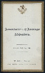DINNER] [held by] ASSOCIATION OF AVERAGE ADJUSTERS [at] "WHITEHALL ROOMS,THE HOTEL METROPOLE, LONDON,ENGLAND" (FOREIGN HOTEL)