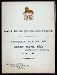 DINNER [held by] GENERAL LIFE AND FIRE ASSURANCE COMPANY [at] "THE GRAND HOTEL, TRAFALGAR SQUARE, LONDON, [ENGLAND]" (FOREIGN HOTEL)