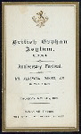 ANNIVERSARY FESTIVAL [held by] BRITISH ORPHAN ASYLUM [at] "WHITEHALL ROOMS, THE HOTEL METROPOLE, LONDON [ENGLAND]" (FOREIGN HOTEL)