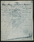 DINNER GIVEN TO MEN OF NY CENTRAL & HUDSON RR [held by] O.D.SEAVEY [at] FORT WILLIAM HENRY HOTEL (HOTEL)