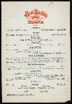 DINNER [held by] PAUL SMITH'S [at] "ADIRONDACKS, NY" (HOTEL)