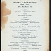 DINNER [held by] HOTEL AMPERSAND [at]  (HOTEL;)