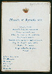 DINNER FOR (CZAR AND CZARENNA, KING AND QUEEN OF GREECE, PRINCE AND PRINCESS OF WALES) [held by] (KING CHRISTIAN IX OF DENMARK) [at] ?