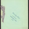 ? [held by] COLUMBIA CLUB OF HARLEM [at] [NEW YORK]