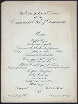 ELEVENTH ANNUAL DINNER [held by] COMMERCIAL CLUB OF CINCINNATI [at] "QUEEN CITY CLUB, (CINCINNATI,OHIO)"
