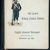 EIGHTH ANNUAL BANQUET [held by] OLD GUARD ALBANY ZOUAVE CADETS [at] FORT ORANGE CLUB